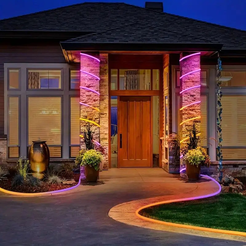 5V LED Neon Strip Lights USB Powered Music Sync 24-Key Remote Flexible And Waterproof For Indoor Outdoor Decoration Strip Lights